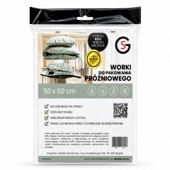 Worek próżniowy do pakowania 50x60 cm – oszczędność miejsca + ochrona ubrańkt bez nazwy
